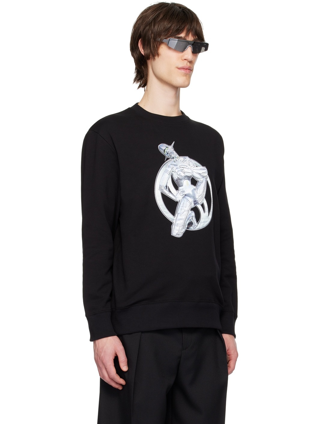 Black Patch Sweatshirt - 2