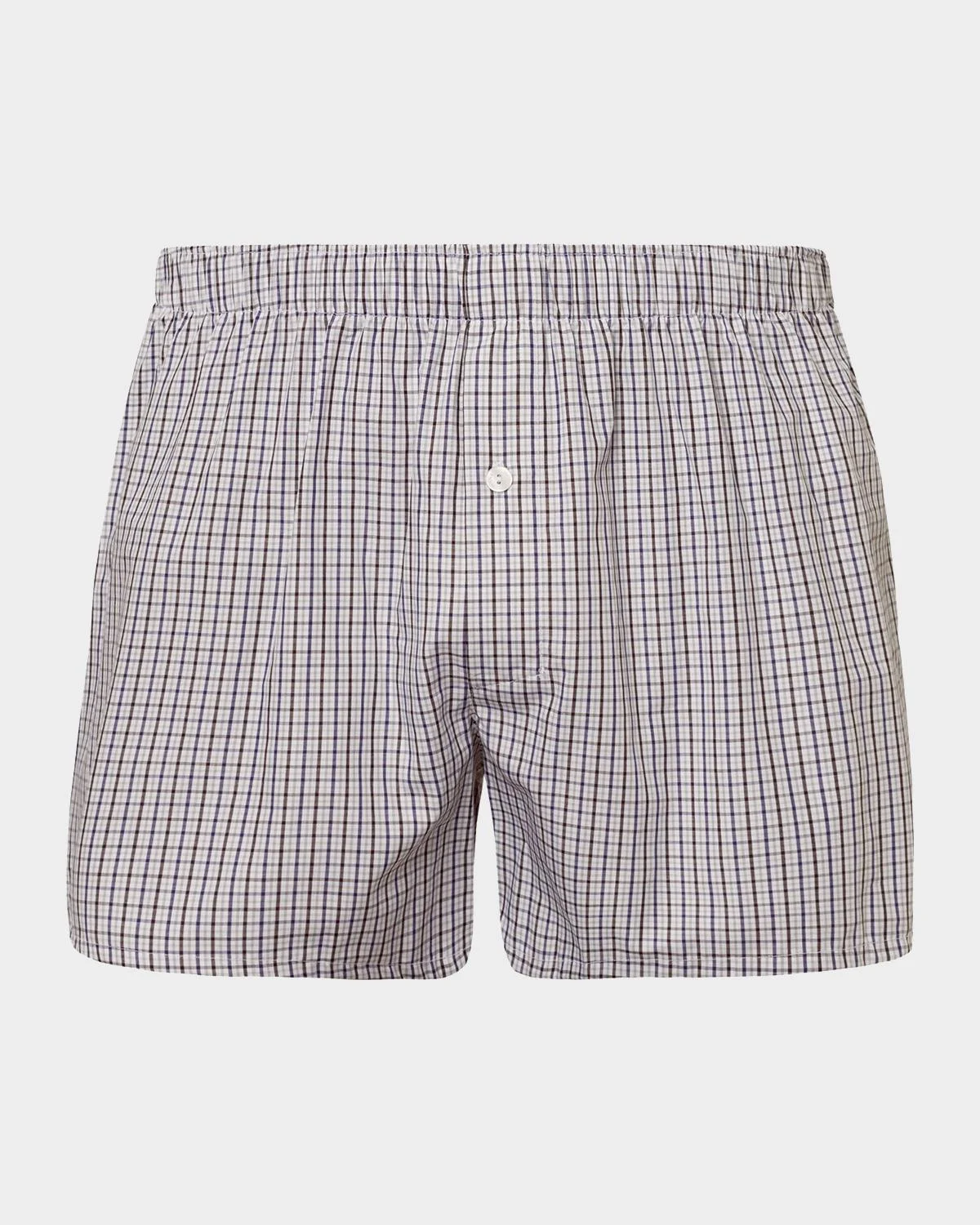Men's Fancy Woven Cotton Boxers - 1