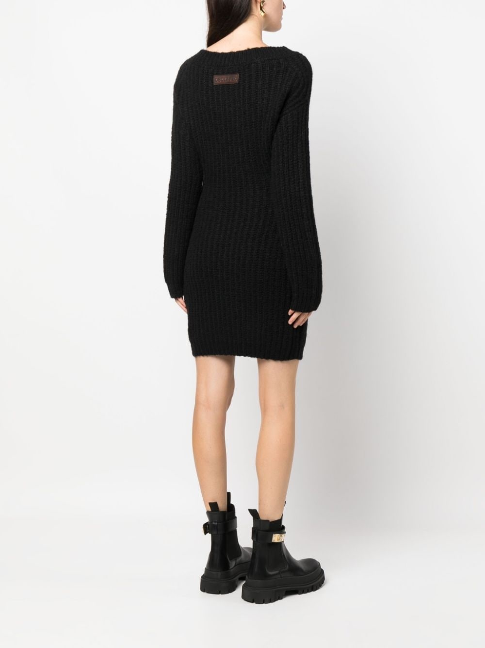 Alp off-shoulder knitted minidress - 4