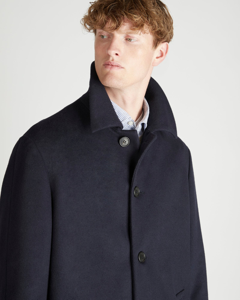 Regular fit wool and cashmere loden 4