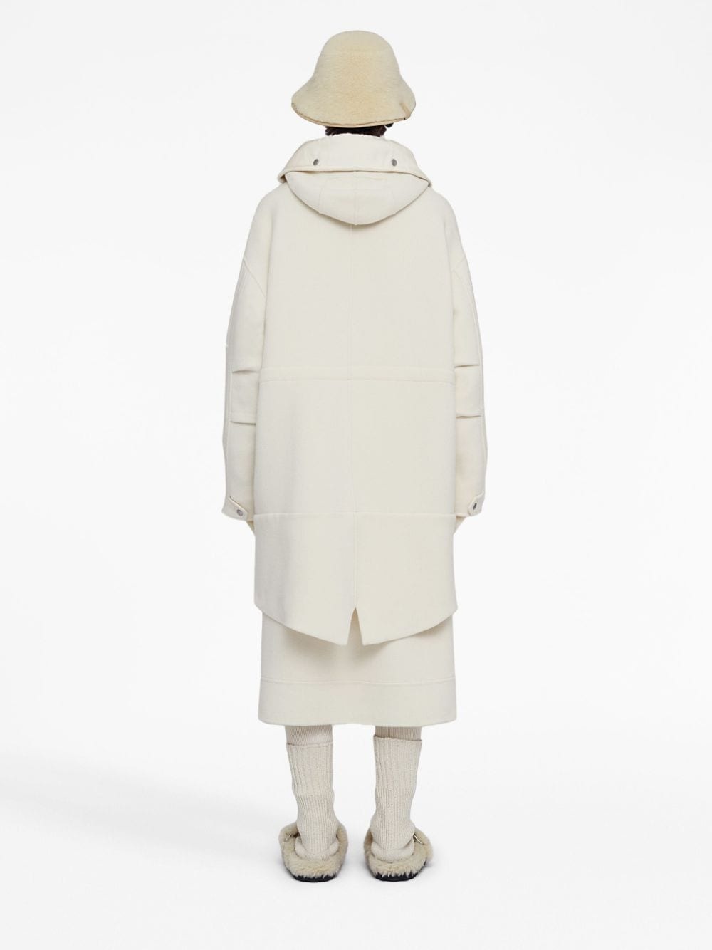 hooded virgin wool parka - 4