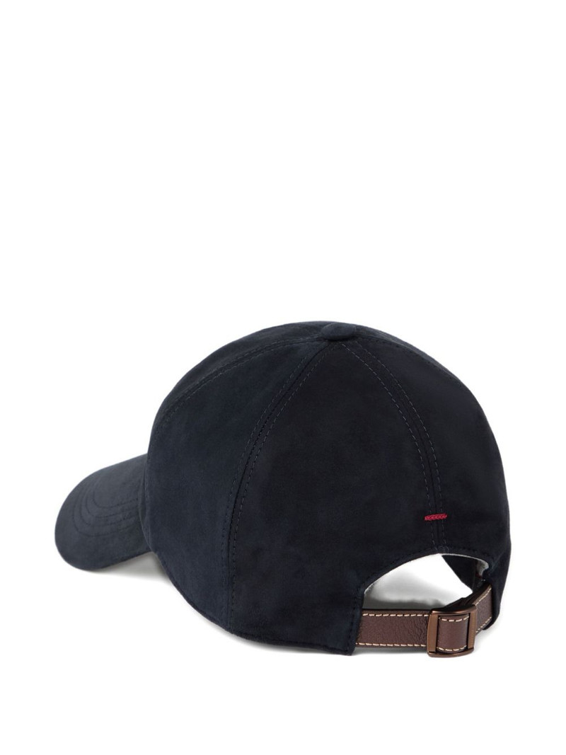 Brunello Cucinelli embroidered logo baseball cap outlook