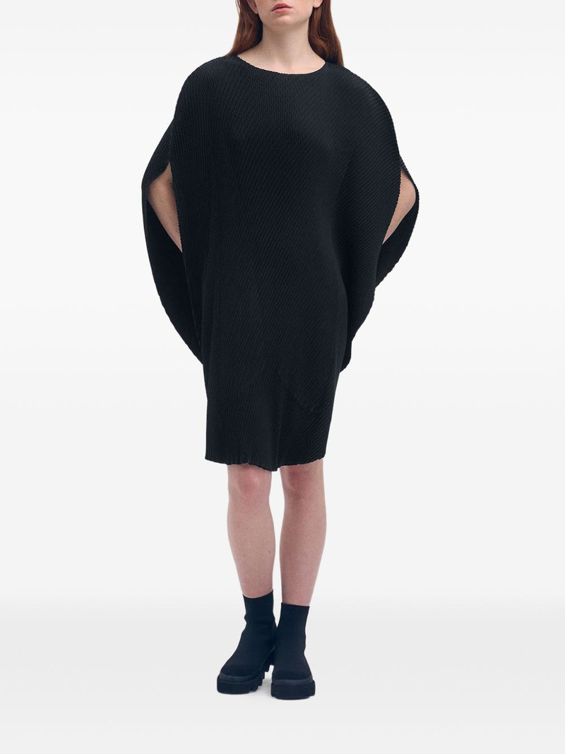 Orbicular Pleats open-sleeve midi dress 3