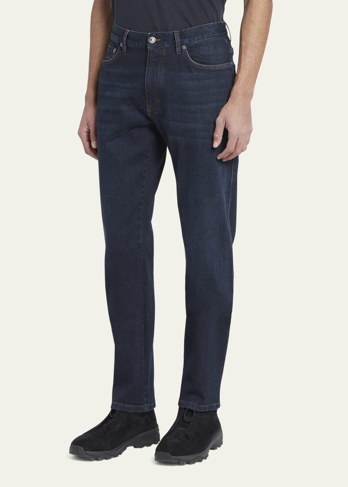 Men's Denim 5-Pocket Jeans - 4