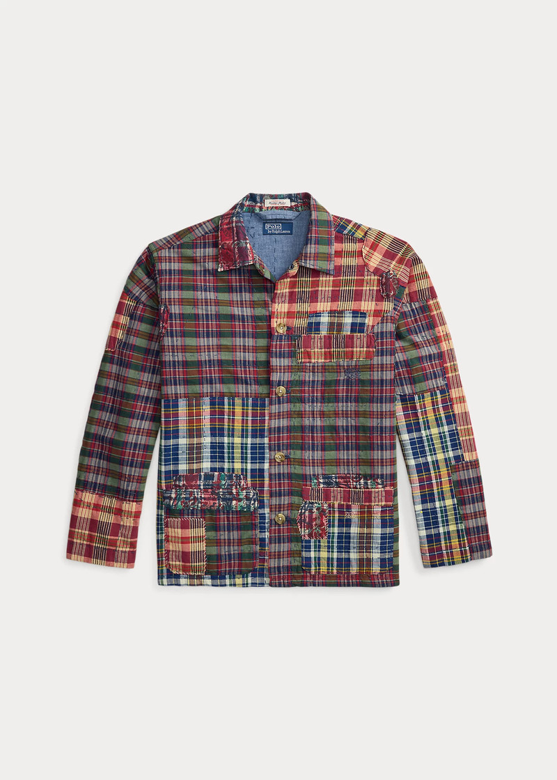 Patchwork Madras Overshirt 1