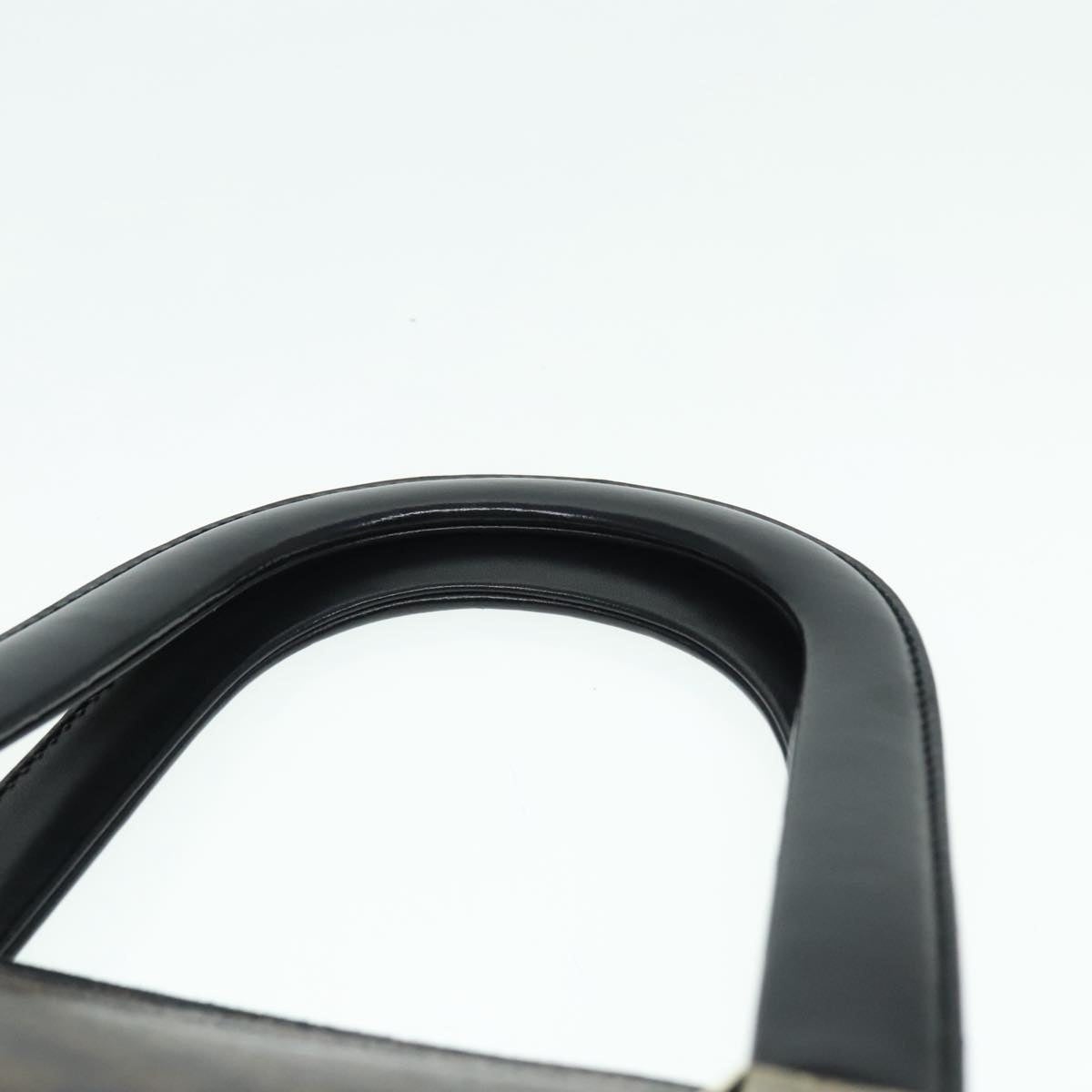 CELINE Macadam Canvas Hand Bag Pvc Black - 14
