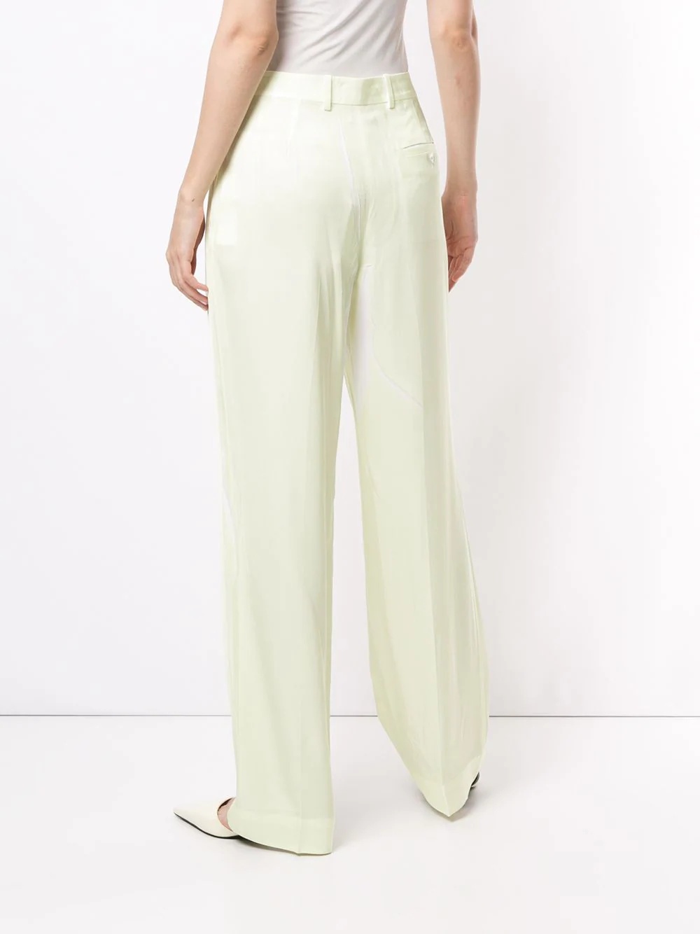 straight-leg tailored trousers - 4