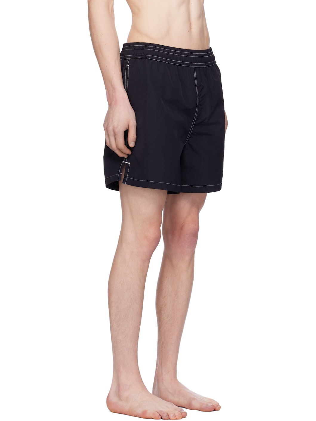 Black Beach Swim Shorts - 2
