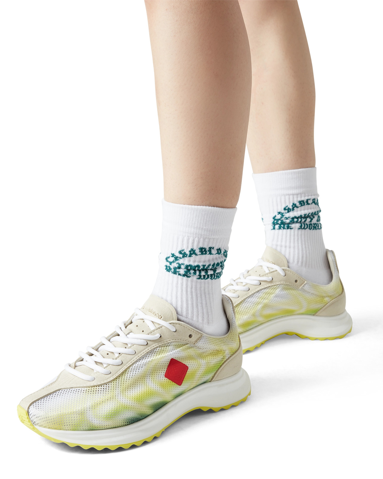 Women's Stade Green Sneaker | Casablanca Paris - 4