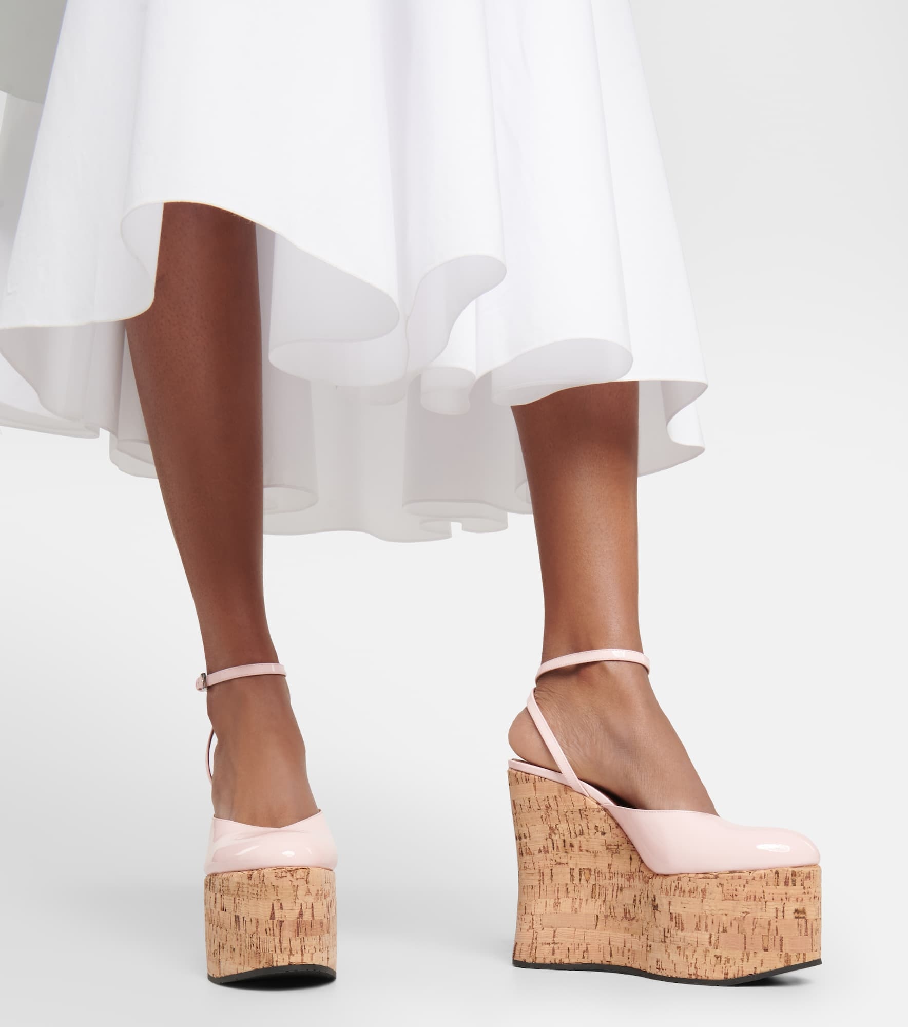 Riviera patent leather wedges - 4