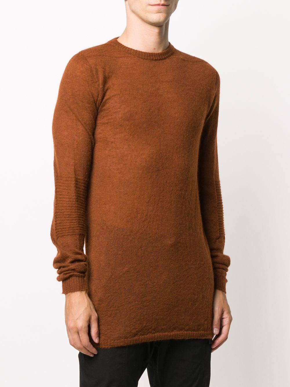 lightweight long knit jumper - 3