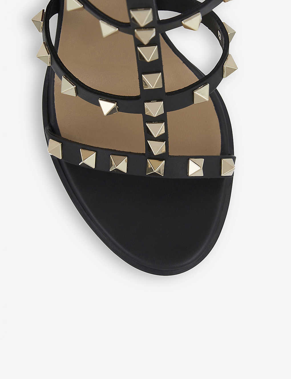 Rockstud 90 leather heeled sandals - 2