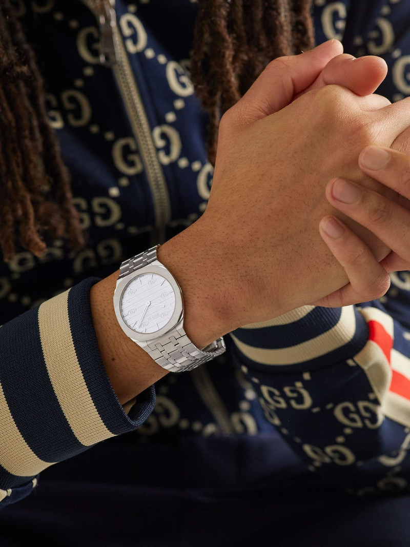 GUCCI 25h 34mm Stainless Steel Watch outlook