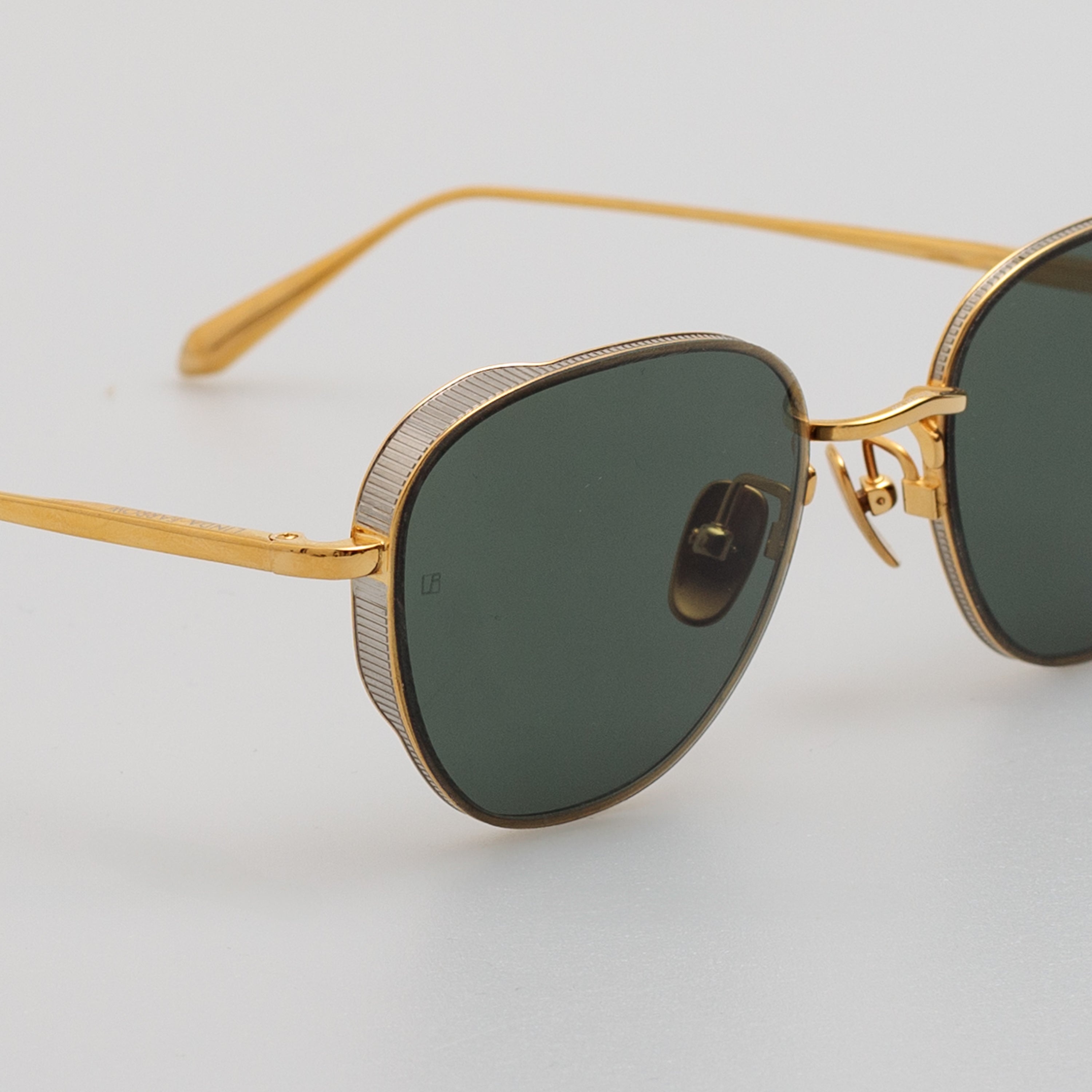 Hardy Sunglasses in Yellow Gold - 3