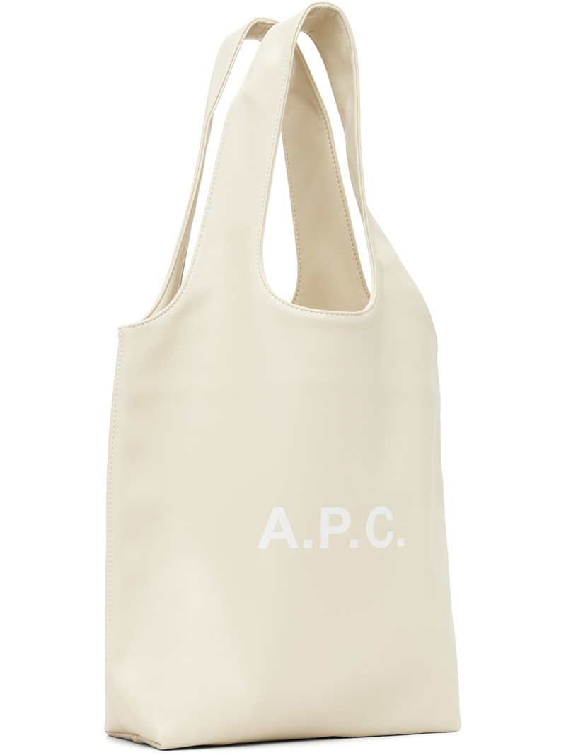 A.P.C. Off-White Ninon Small Tote outlook