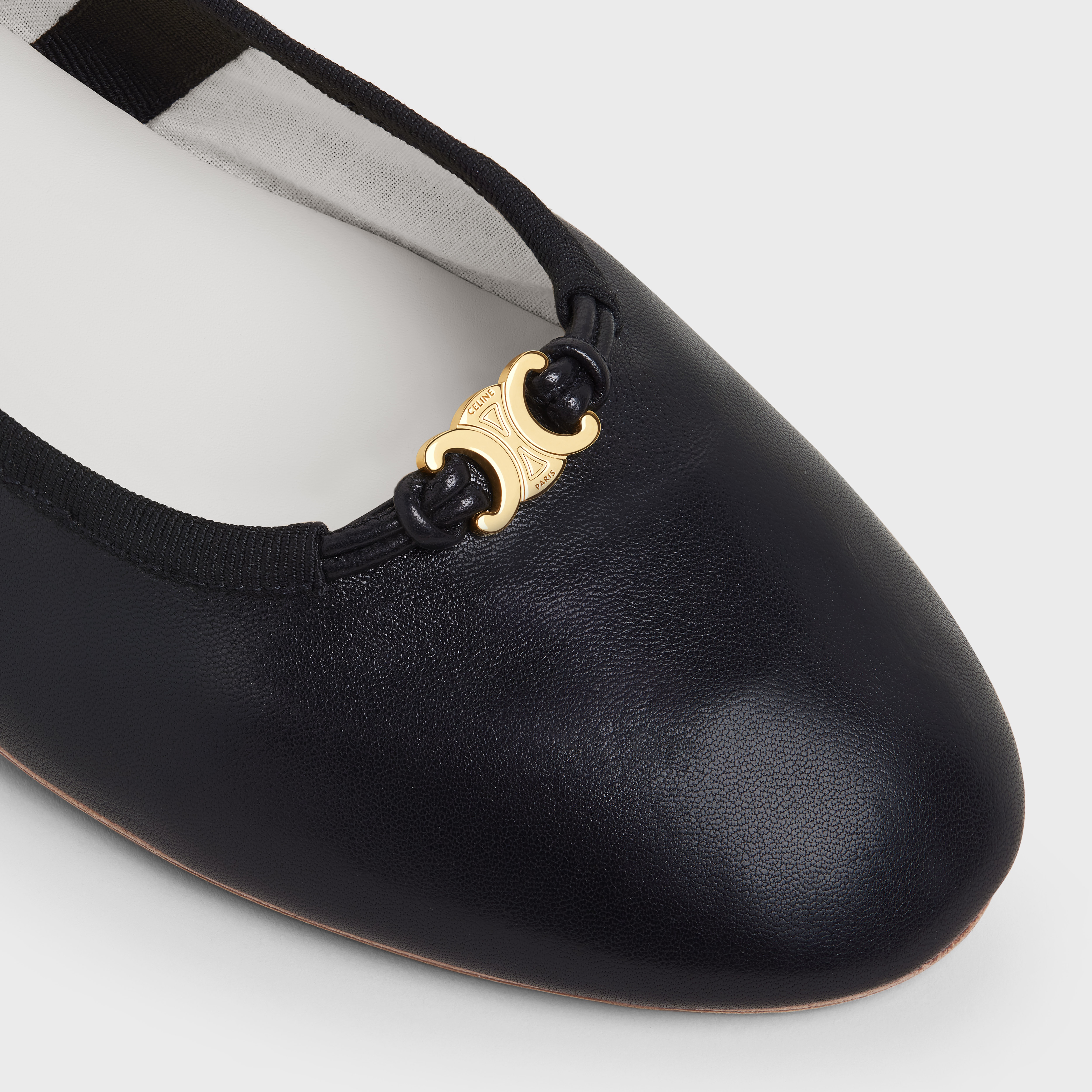 Les ballerines CELINE Triomphe ballerina in Lambskin - 4