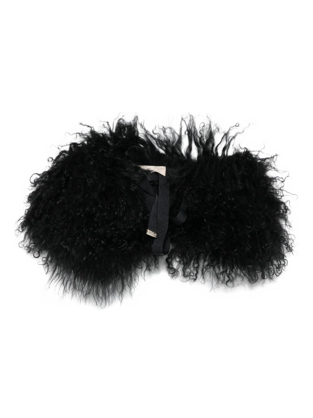 lamb fur scarf - 1