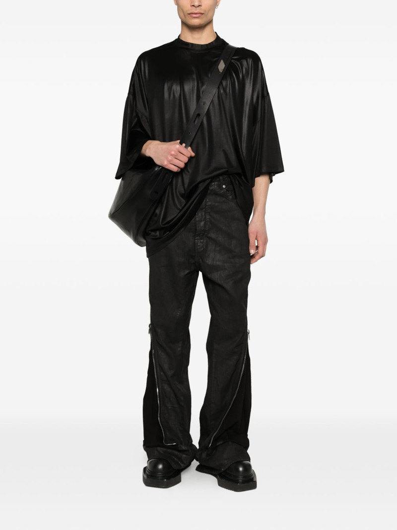 Rick Owens DRKSHDW Tommy T tie-detail T-shirt outlook