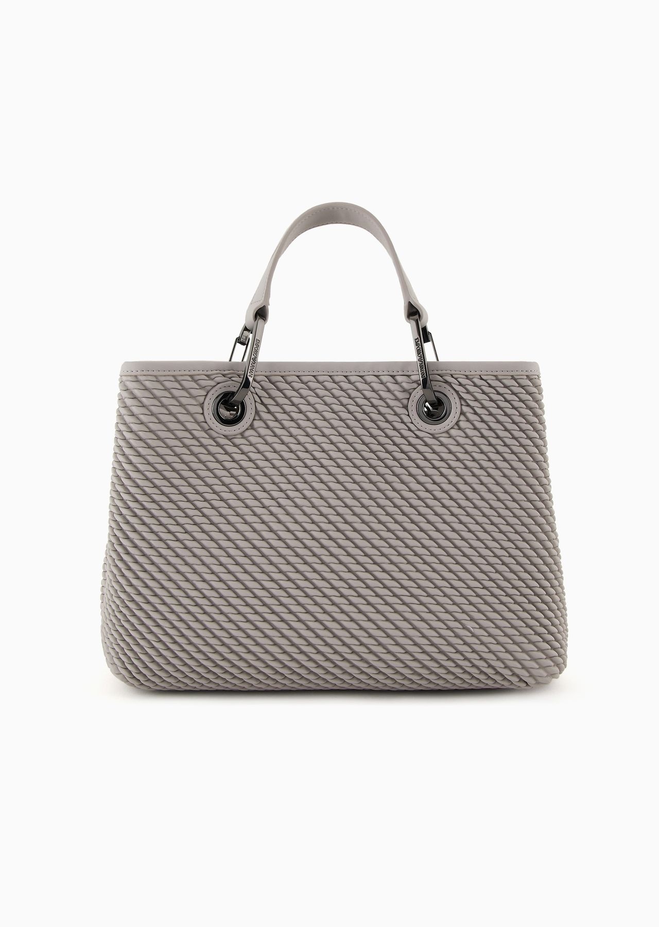 Small nappa leather-effect embossed MyEA shopper bag - 3