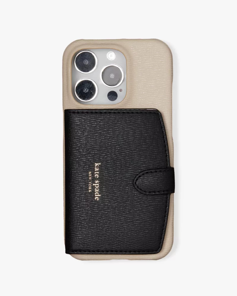 Morgan Colorblocked iPhone 15 Pro Cardholder Case 1