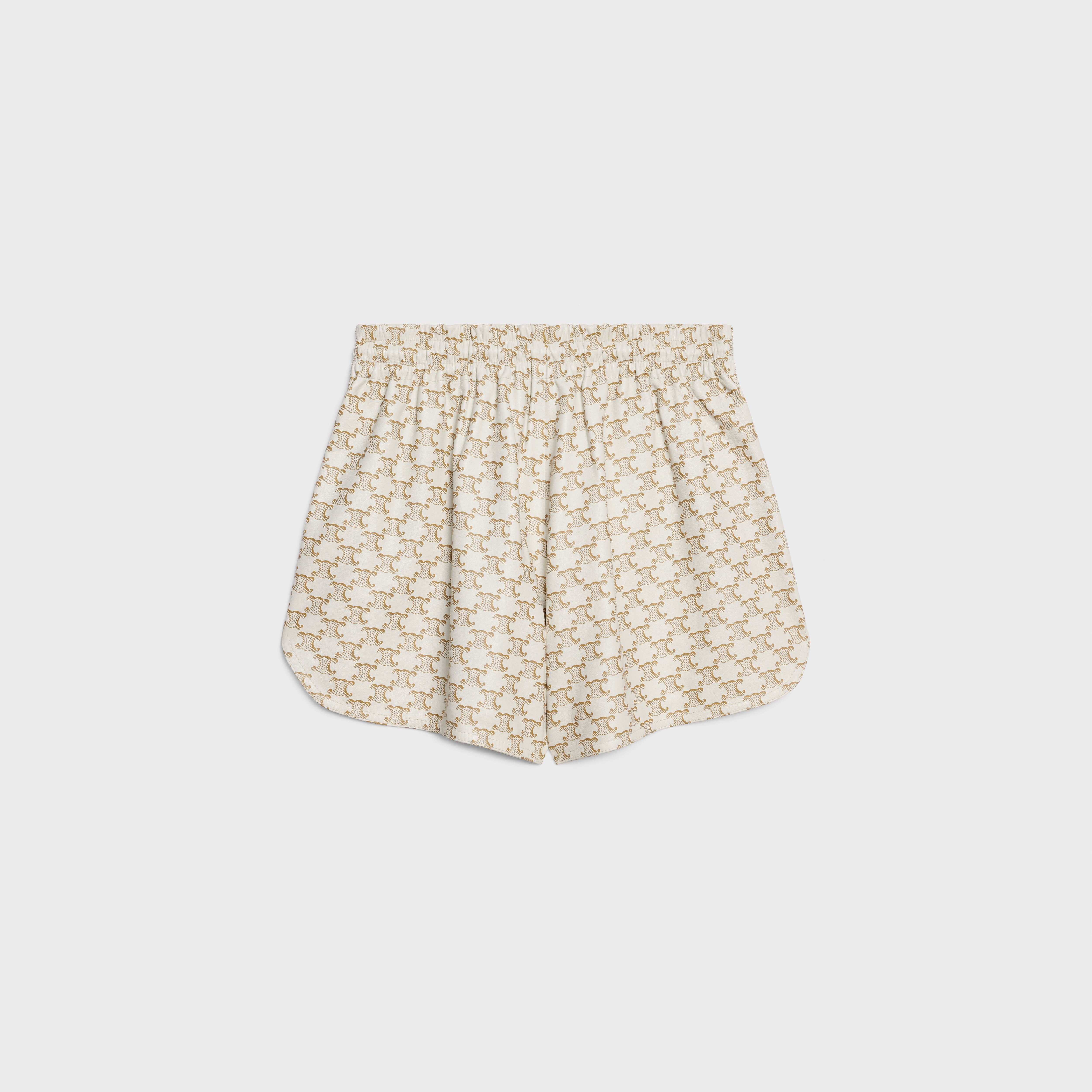 ATHLETIC MONOGRAM LAMBSKIN SHORTS - 2