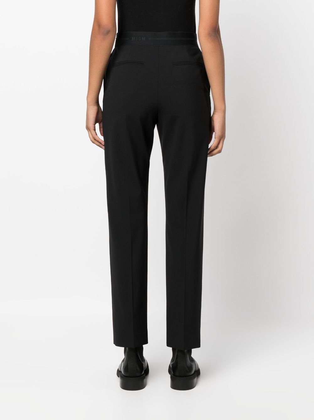 slim-fit tailored trousers - 4