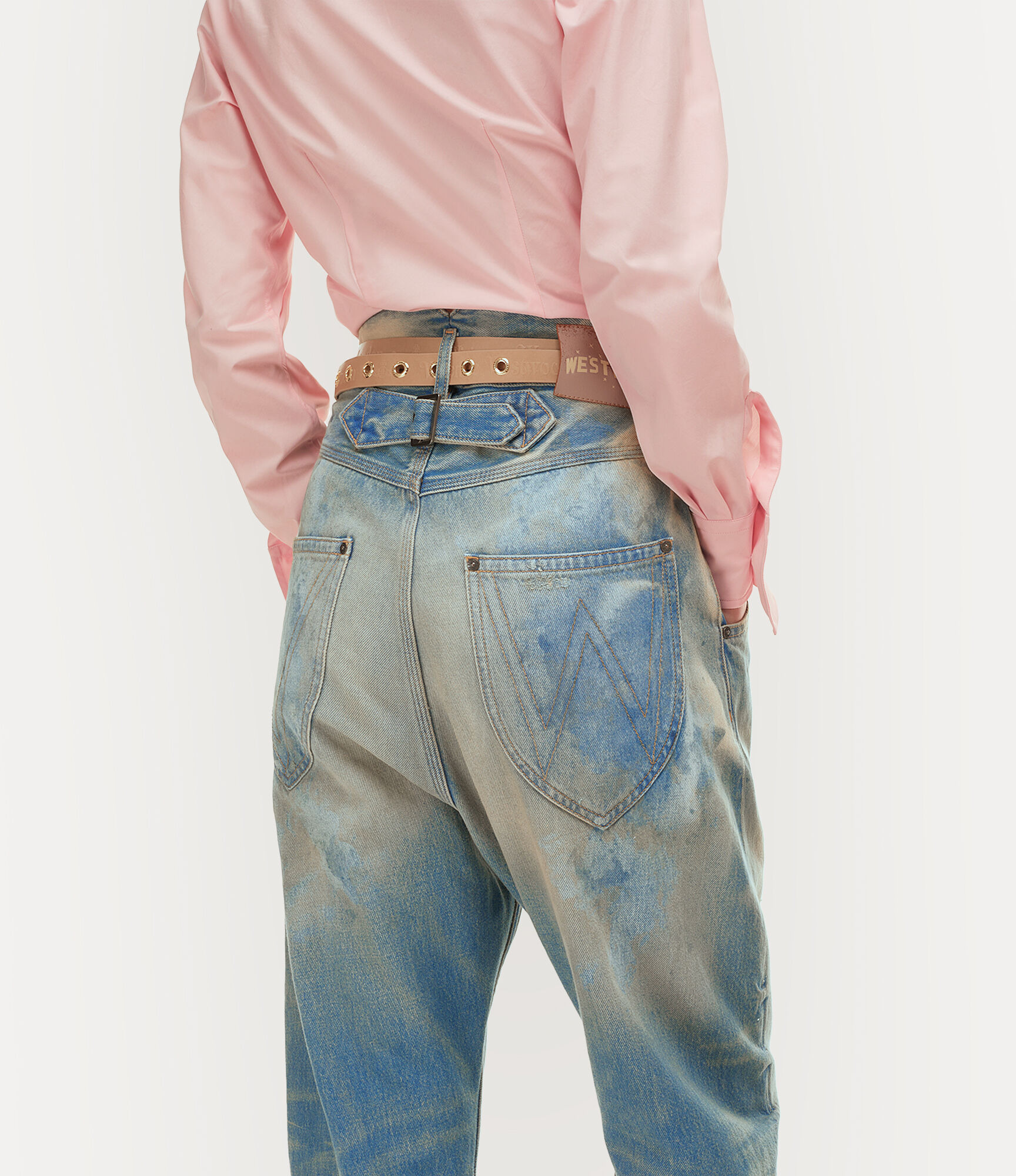 BUCKLE BACK JEANS - 8