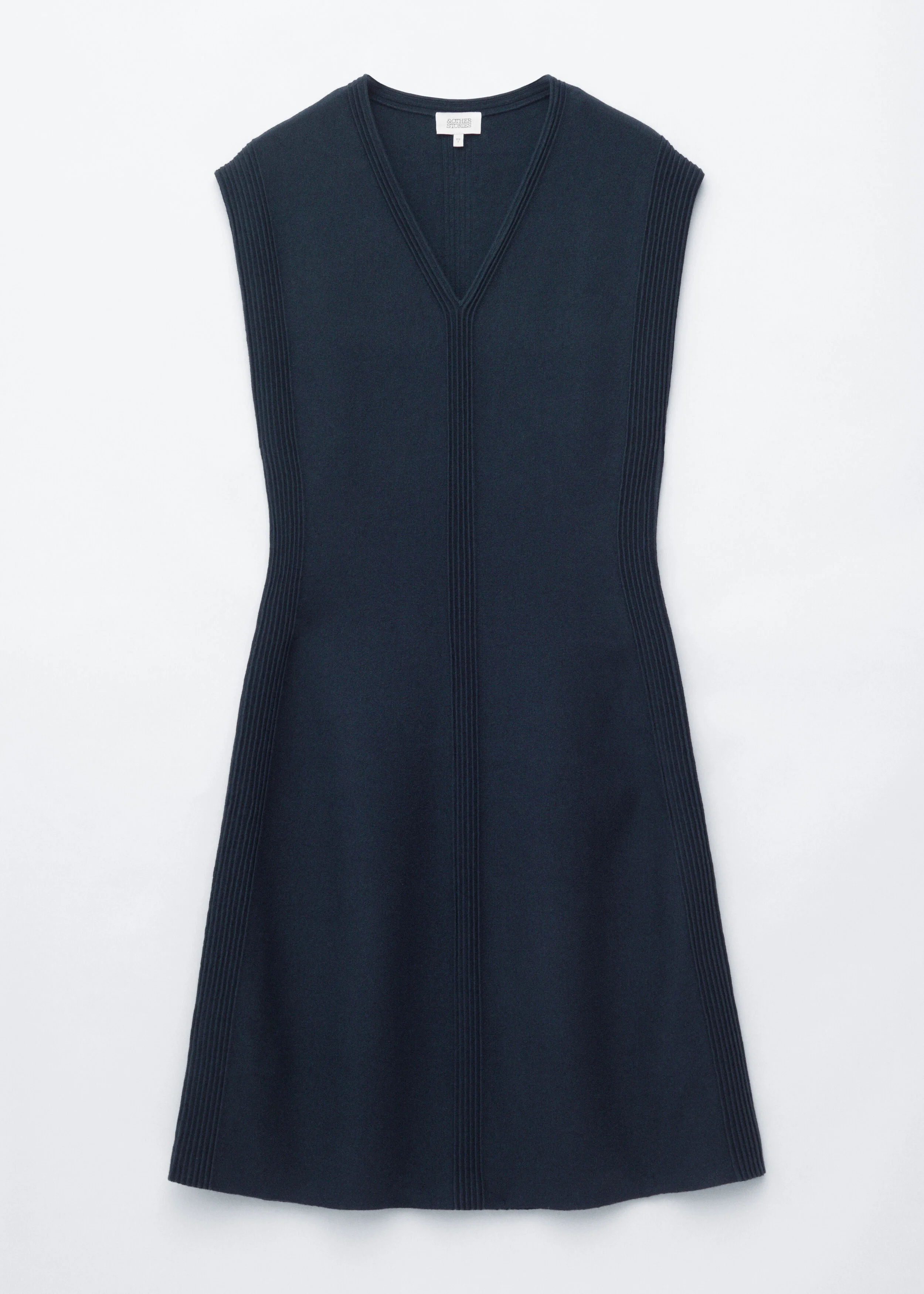 Cotton-Wool Midi Dress - 1
