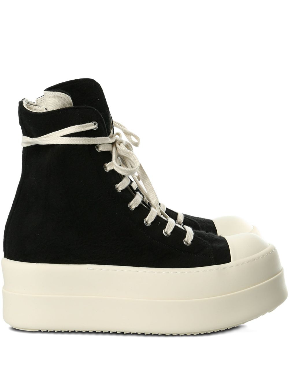 lace-up platform sneakers - 1