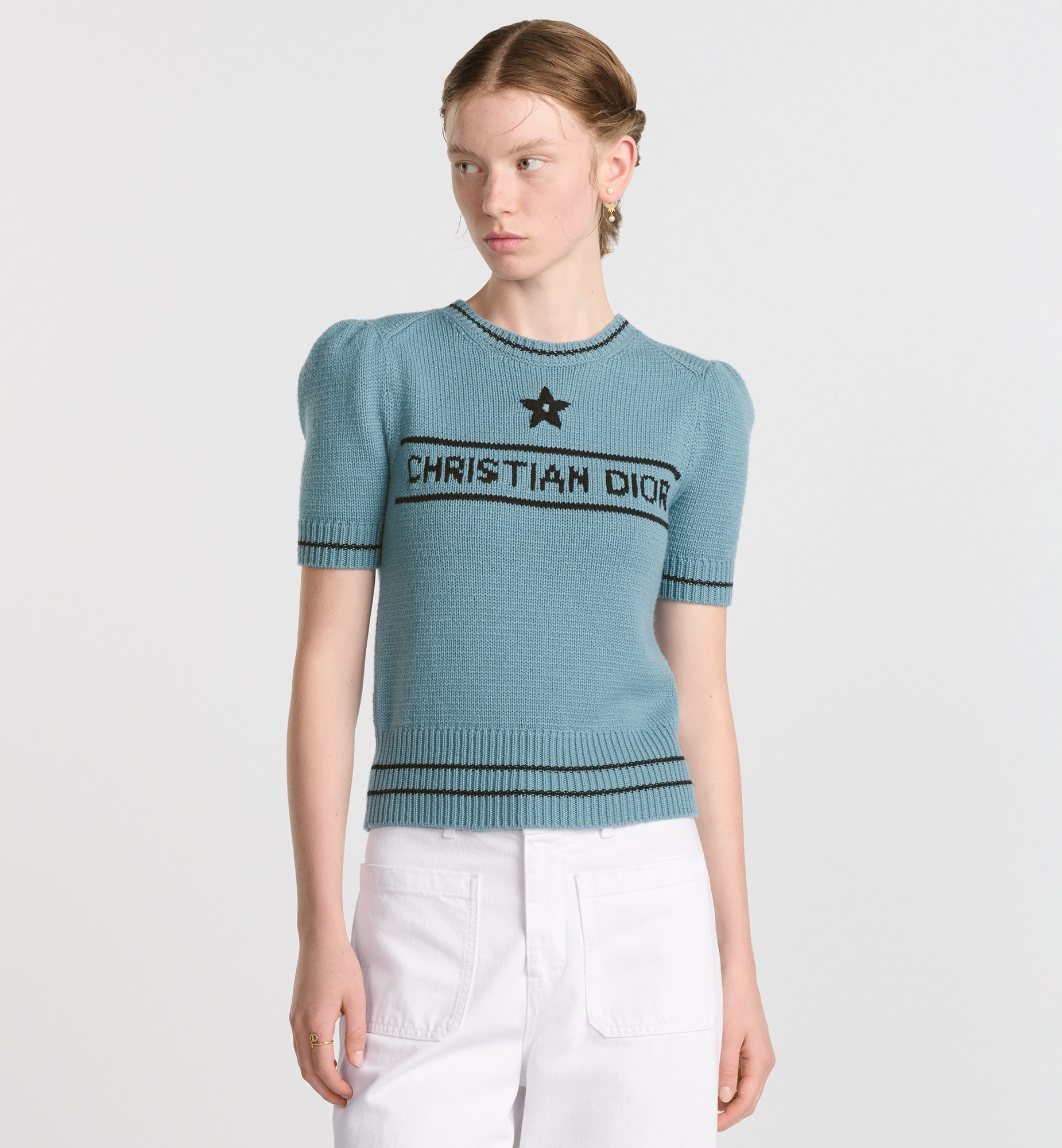 Short-Sleeved Sweater - 2