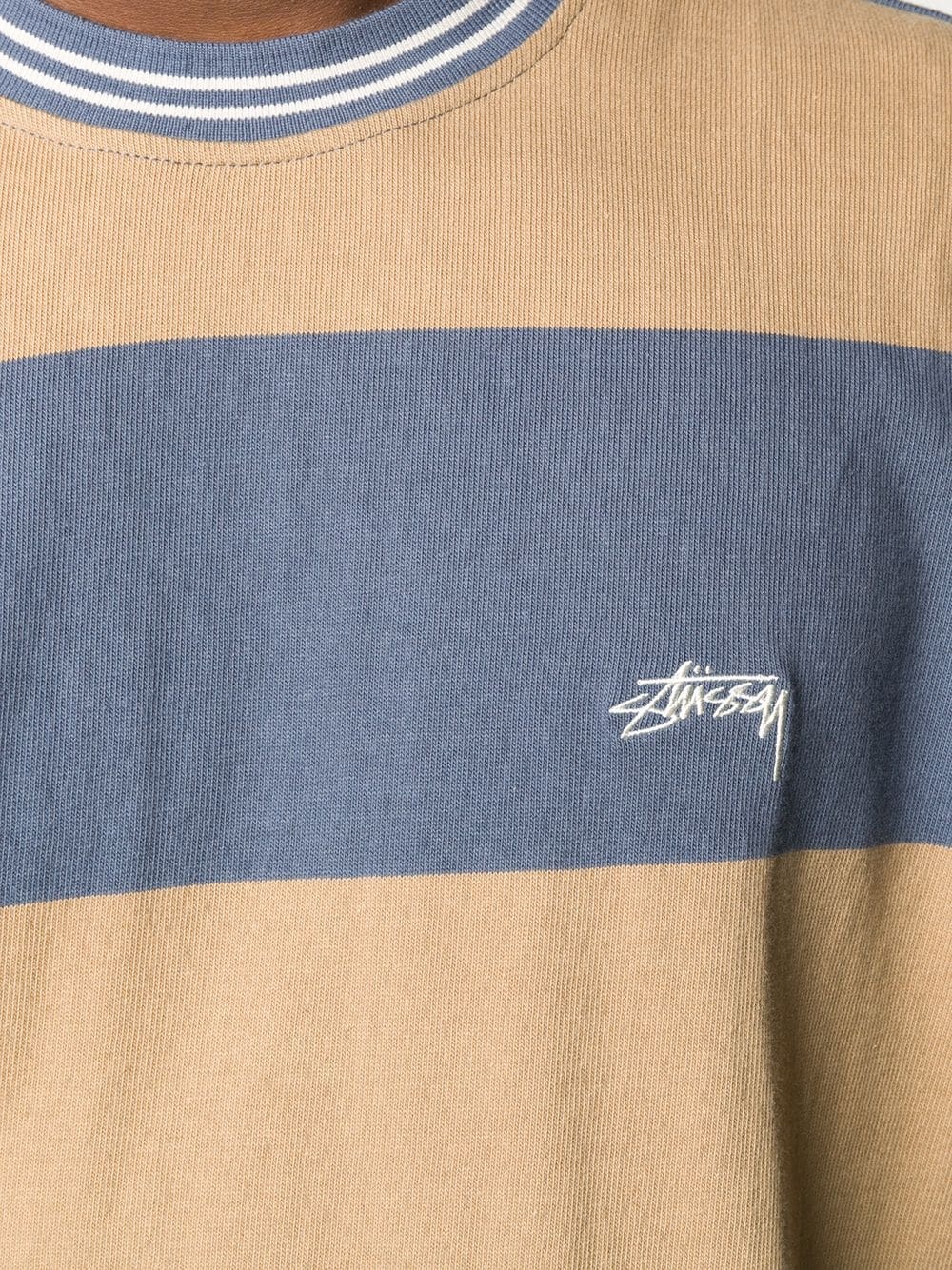 striped crewneck sweatshirt - 5