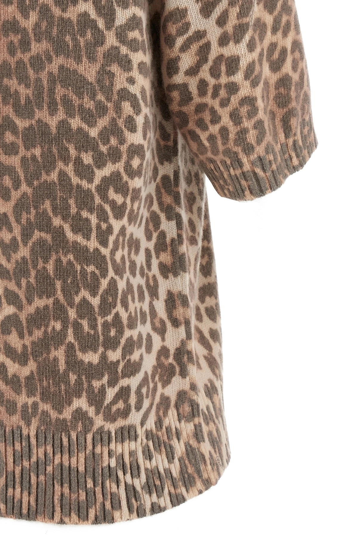 'Leopard Wool Mix' T-shirt - 5