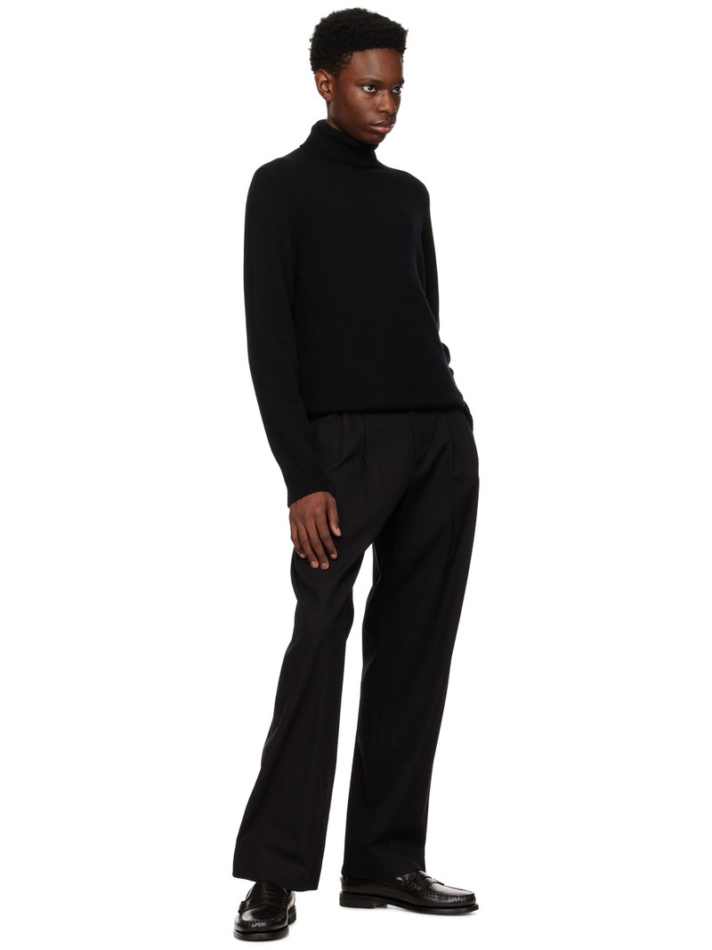 Ralph Lauren Black Ribbed Turtleneck outlook