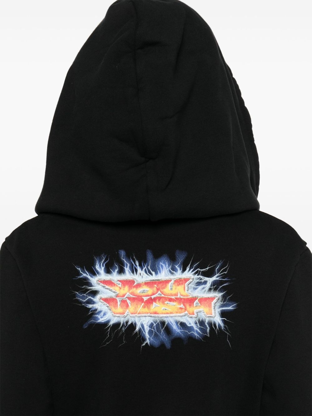 graphic-print hoodie mini dress - 5