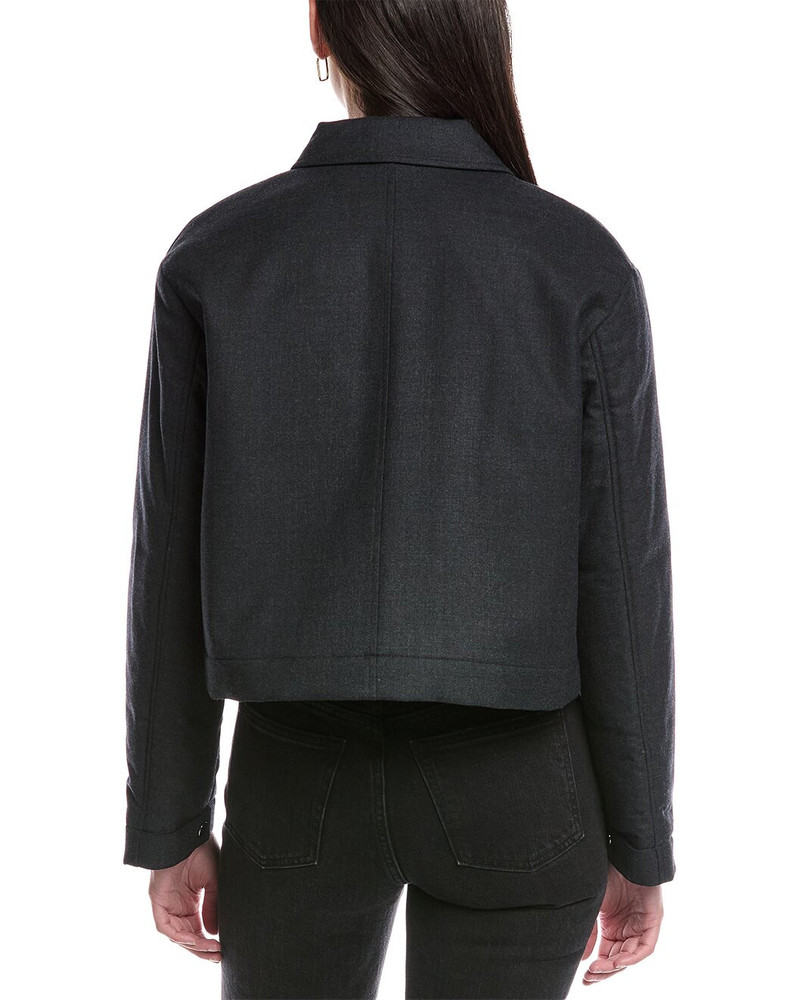 Theory Theory Crop Wool-Blend Jacket outlook