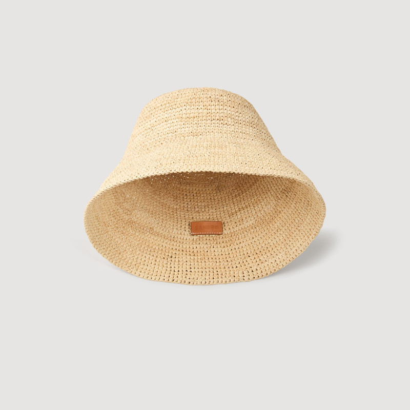 Sandro RAFFIA BUCKET HAT outlook