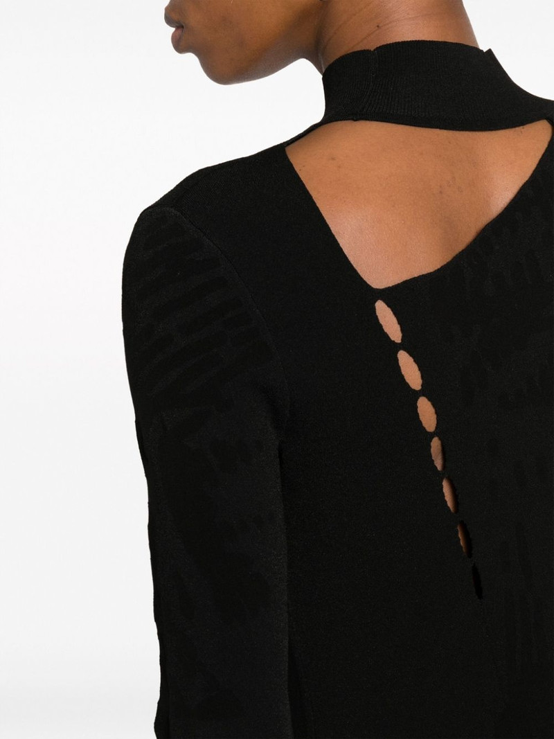 Ingesan devorÃ© knitted dress 5