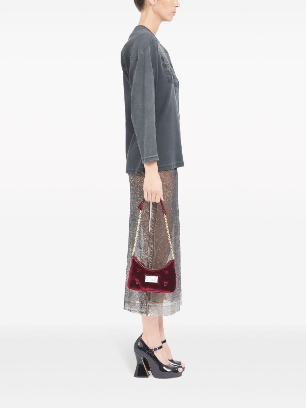 Glam Slam velvet shoulder bag - 3