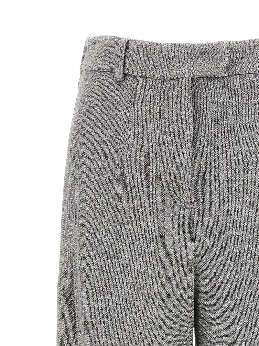 Brunello Cucinelli Women Cotton Blend Trousers - 3