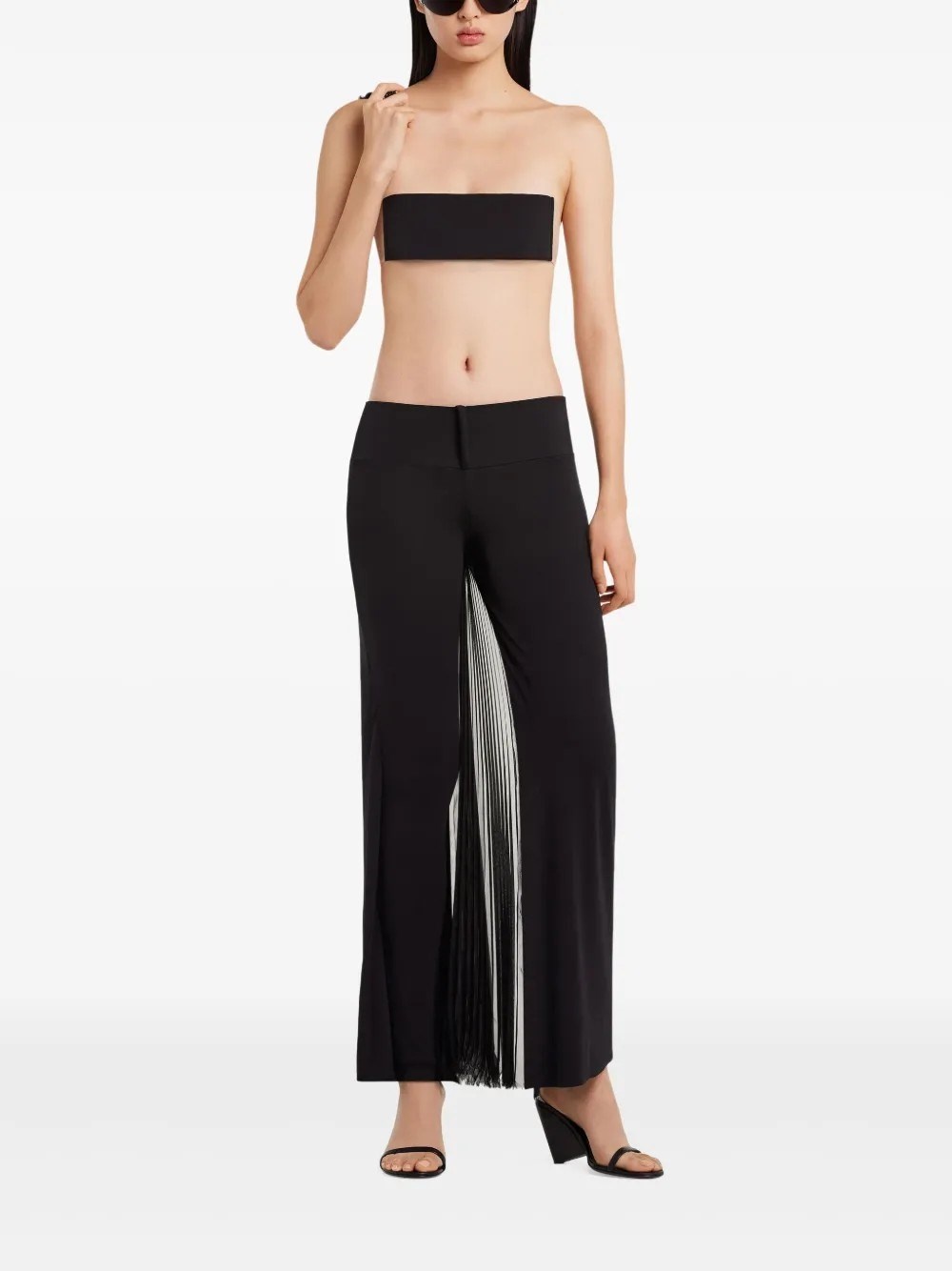 INFINITY PLEATS JERSEY PANTS - 2