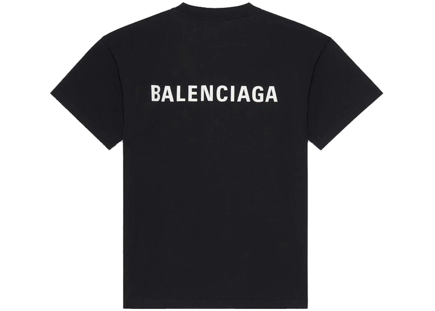 Balenciaga Large Fit T-shirt Black - 2