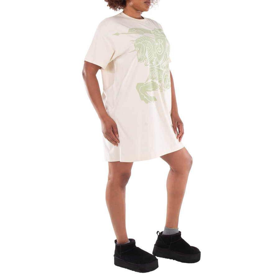 Burberry Short Sleeve Equestrian Knight Cotton Dress - 3