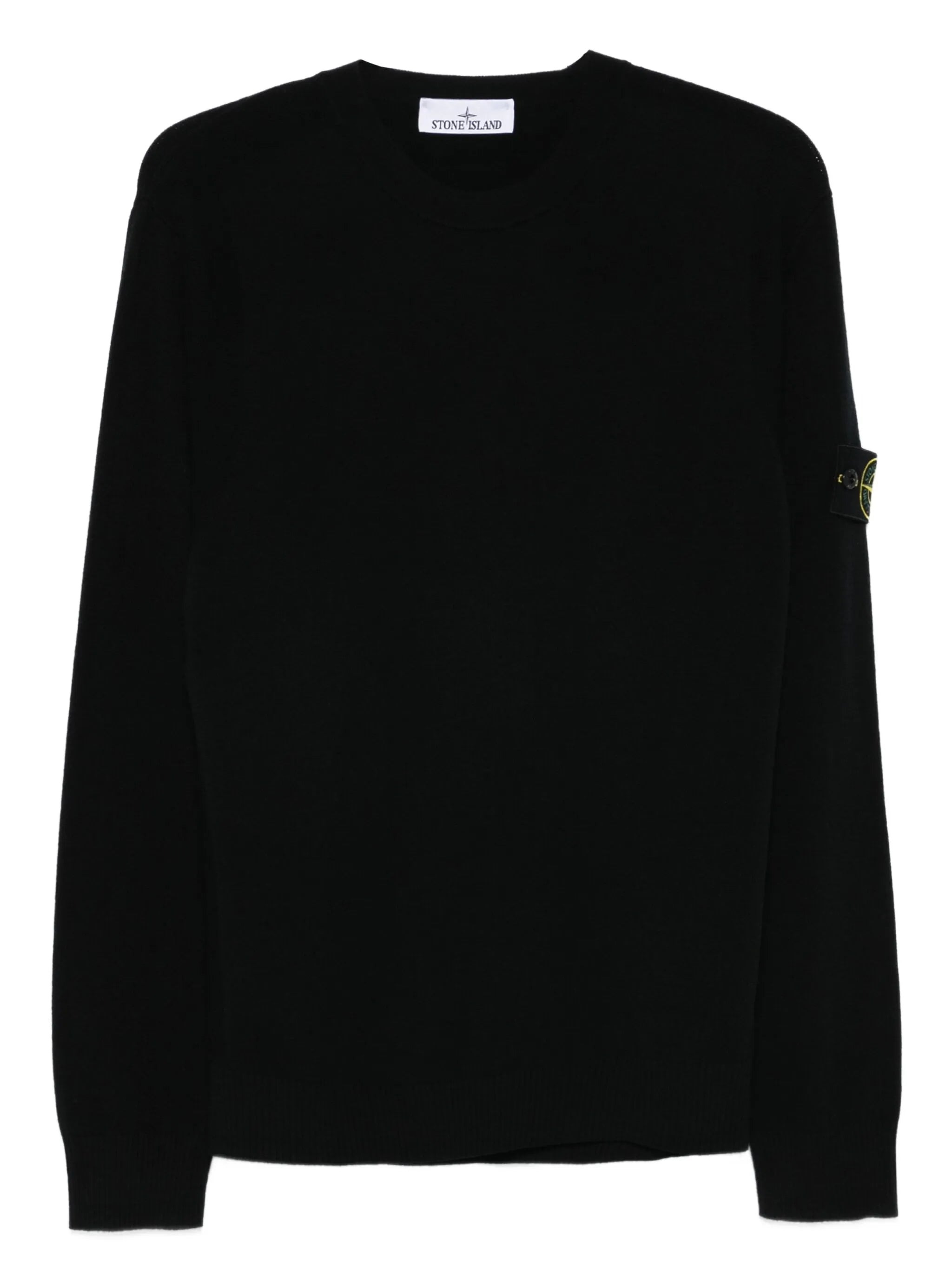 Stone Island Logo-patch Crew-neck Sweater - 1