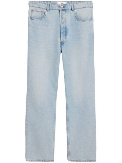 AMI Paris Loose Fit Jeans Bleached Blue outlook