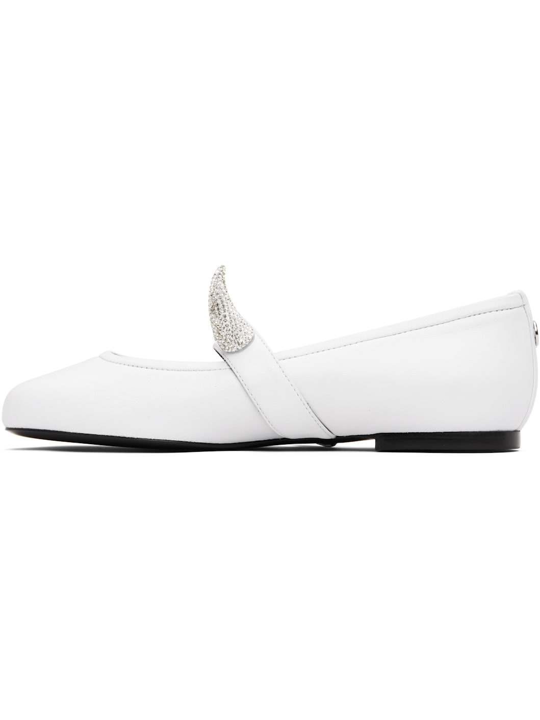 White Disney Horn Ballerina Flats - 3