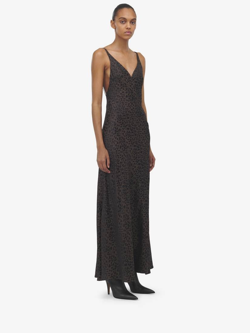 Leopard Jacquard Dress - 3