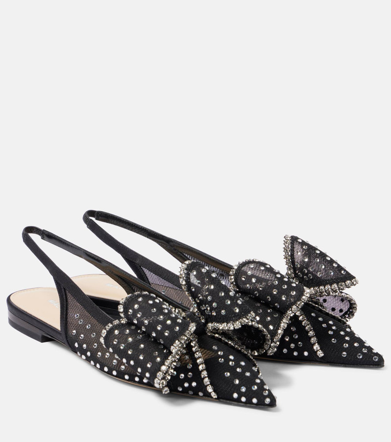 Le Cadeau mesh slingback flats - 1