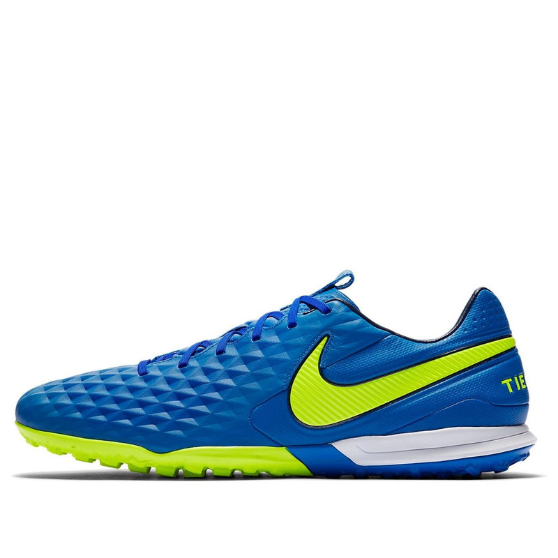 Nike Tiempo Legend 8 Pro TF Turf Artificial 'Blue Dark Yellow' AT6136-474 - 1