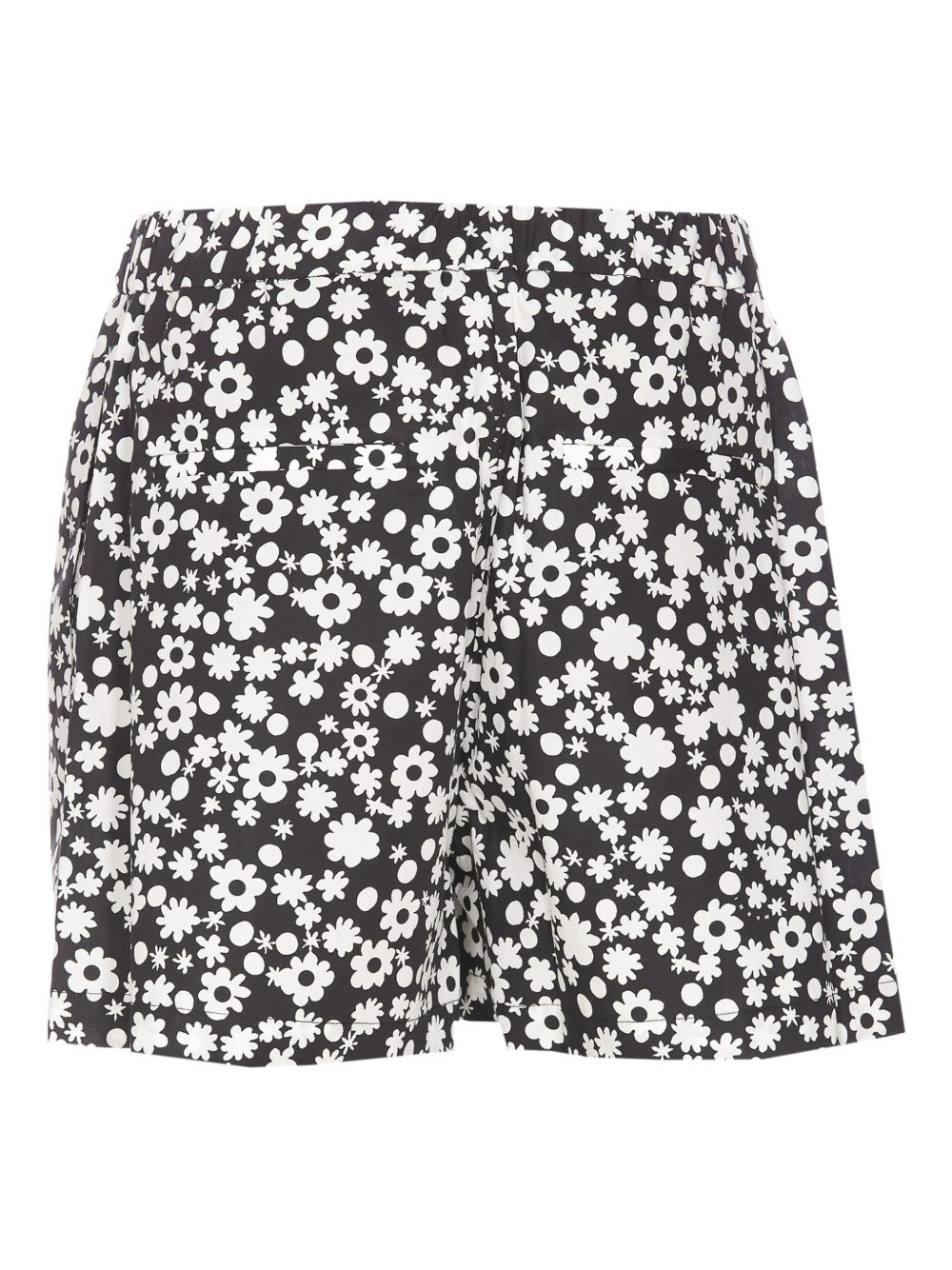 floral-print shorts - 2