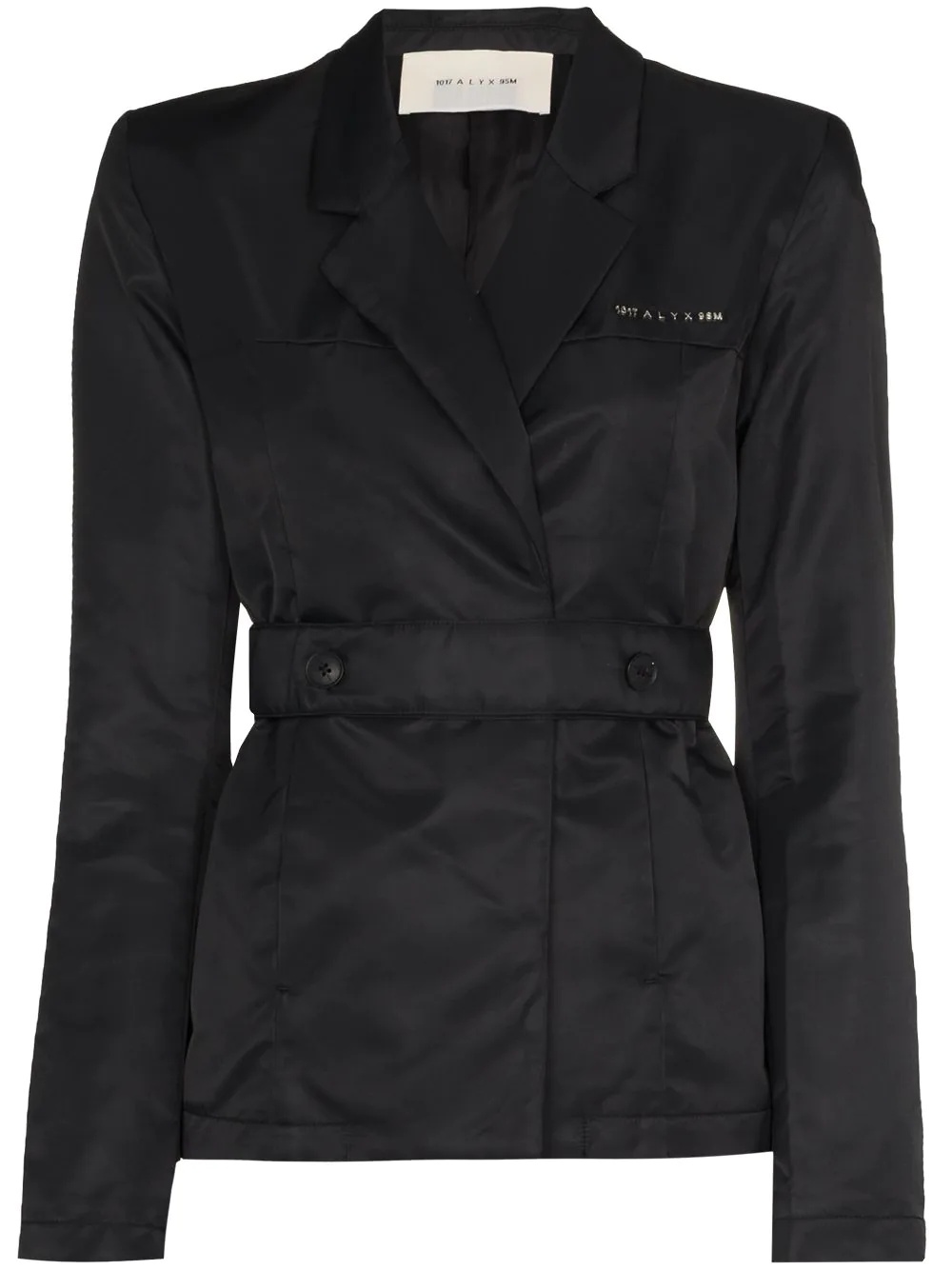 belted technical fabric jacket - 1